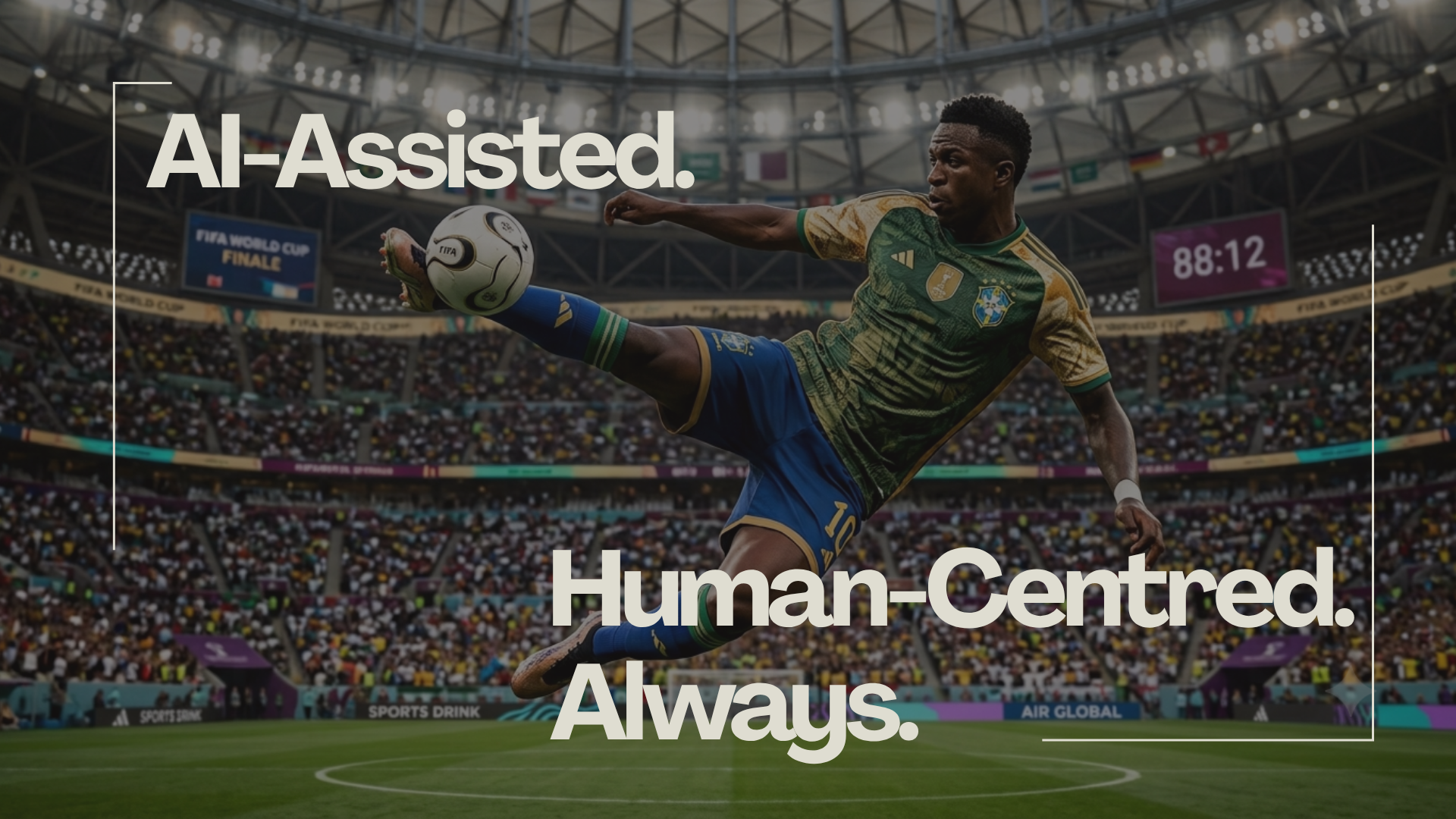 The Real Game Remains Human-Centred – On Every Field of Play.
